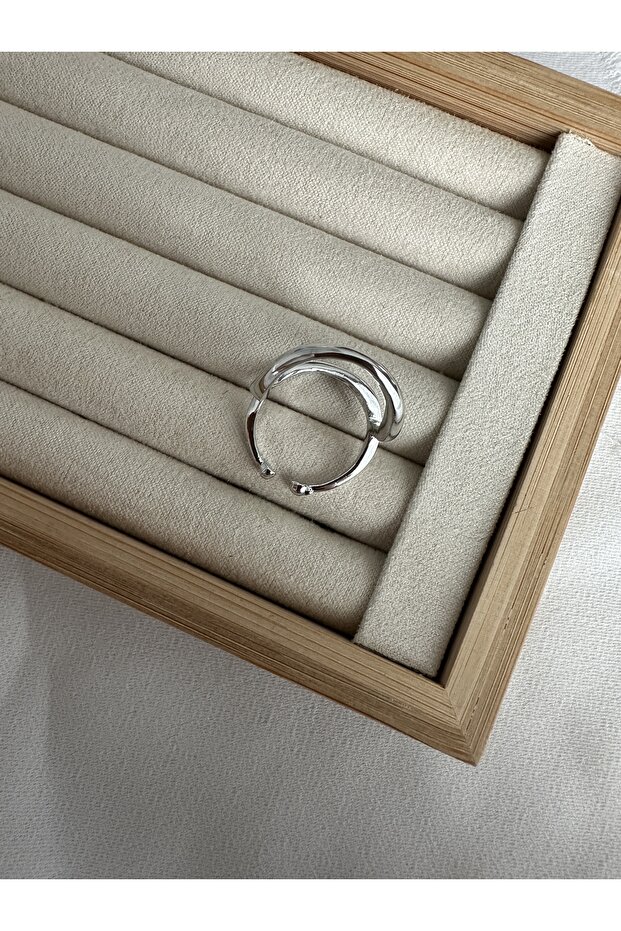 خاتم بالون فضي اللون - 2