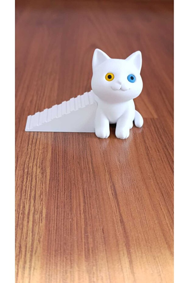 Kapı Stoperi / Dekoratif & Kaymaz Taban / Kedi figürlü / kapı tutacağı - 2