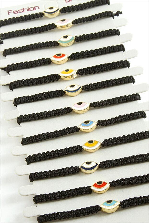 Eye Macrame Rope Bracelet - 1