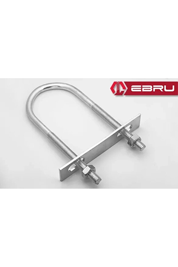 مسمار U مع مكواة + صامولة - M8x50 - 20 مجموعة