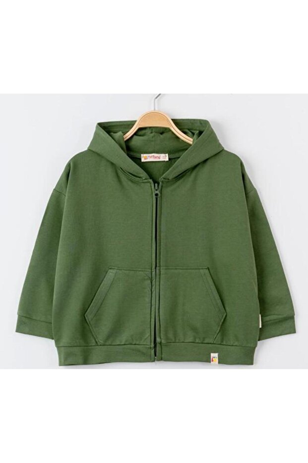 Bebek Kapüşonlu Hırka - 1