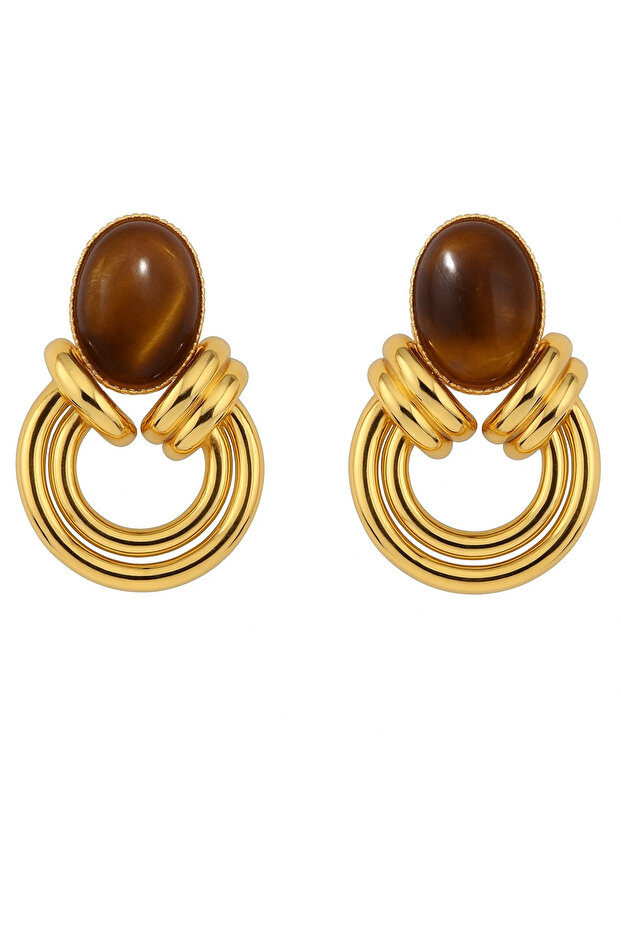 Çelik Lena Küpe - 1