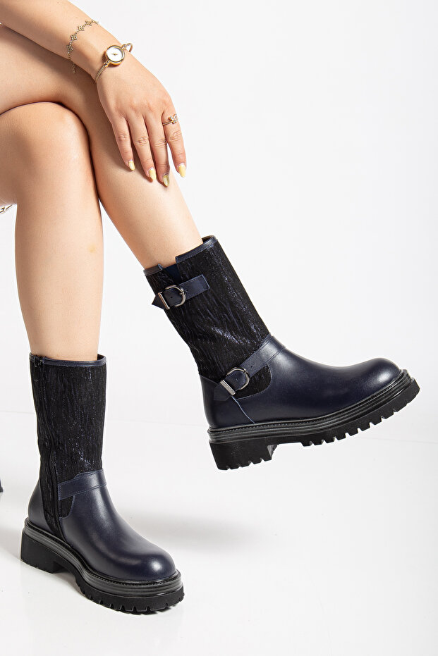 Genuine Leather Women's Winter Boots from Size 35 to Size 41-42-43