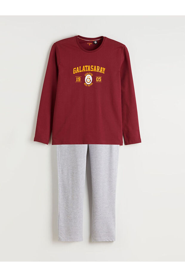 Galatasaray Baskılı Erkek Pijama - 1