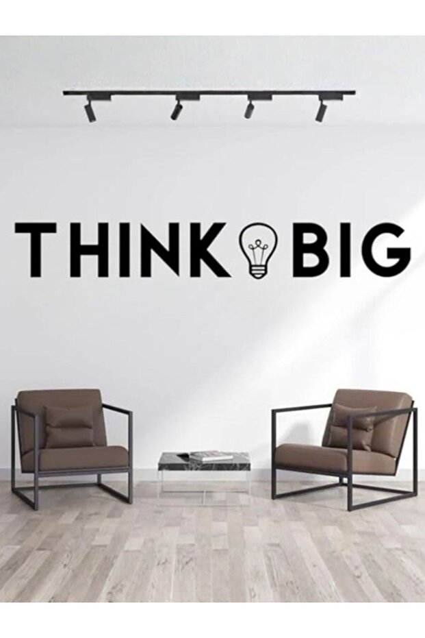 Think Big Motivational Wall Sticker – Acrylic DIY Wall Art for Study Room, Office & Home Decoration