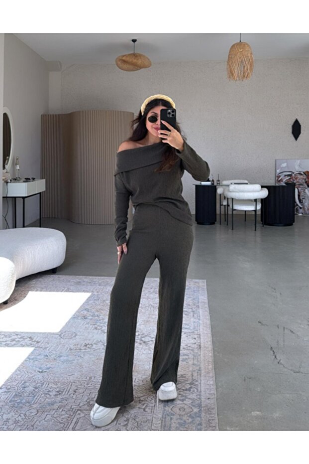 Bürümcük Madonna Yaka Basic Takım - 3