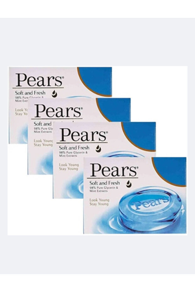 Pears Soft And Fresh Bar Soap 125g Pack of 4