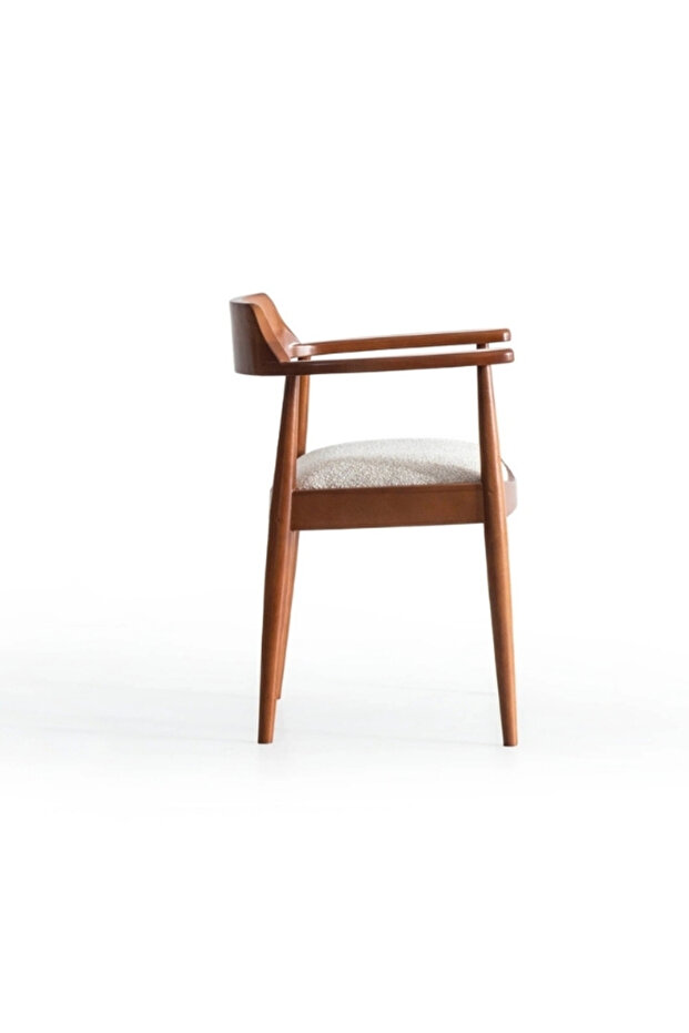 Ahşap Kollu Modern Sandalye - 5