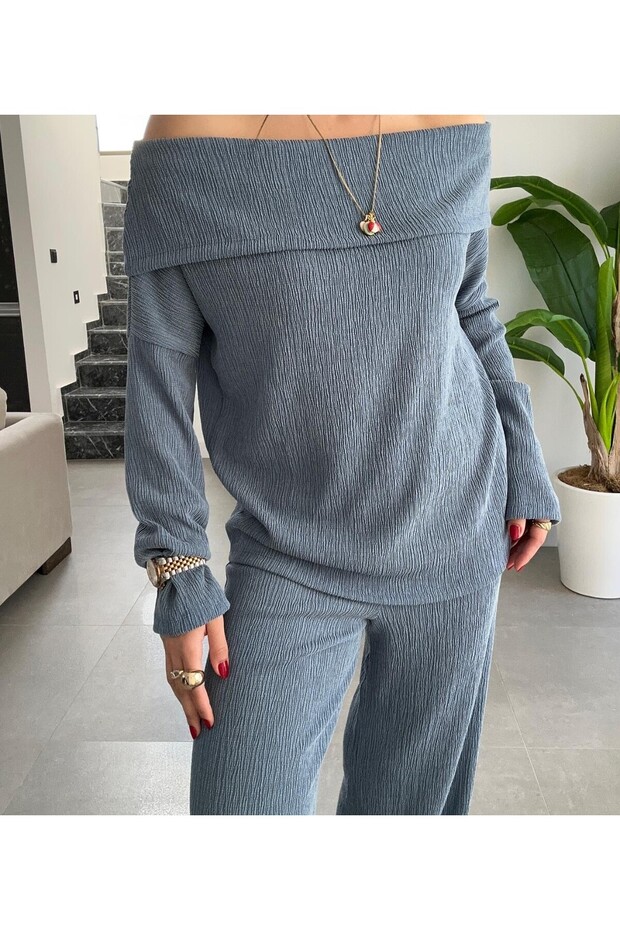 Bürümcük Madonna Yaka Basic Takım - 4