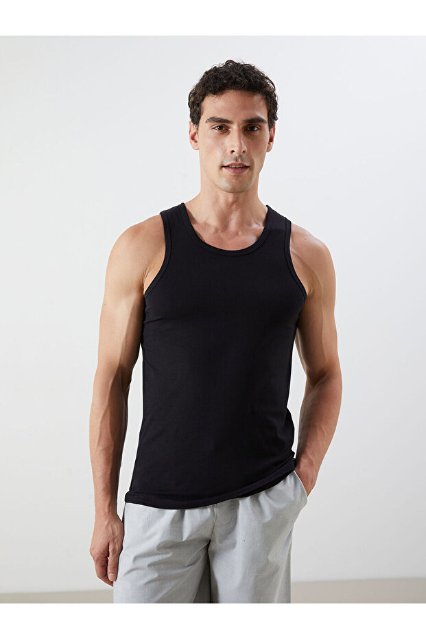 Crew Neck Cotton Men's Undershirt Package