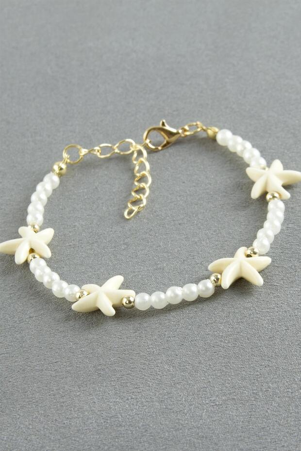 Starfish Pearl Bracelet