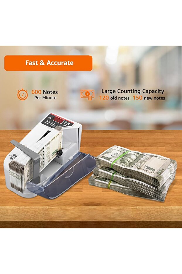 Portable LED Display Mini Note Counting Machine - 7
