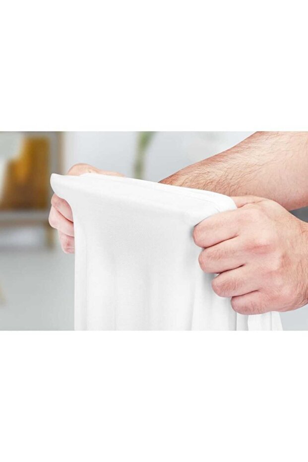 Rectangular Table Cover, Dimensions 152x75 cm, Color White - 4