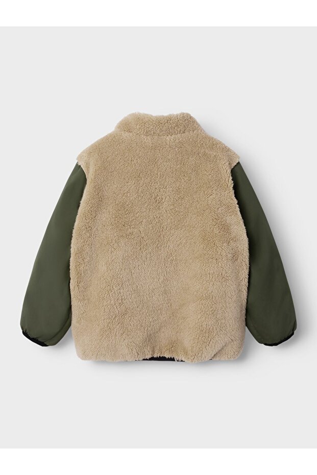 Jacke Wendbare Teddyfleece - 3