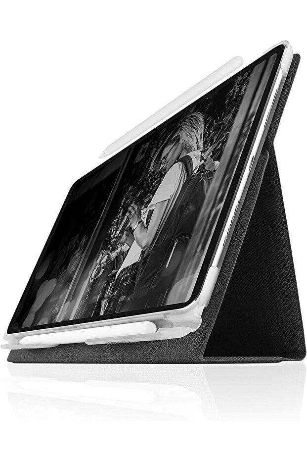 ATLAS Case for Apple iPad Pro 12.9 3rd Gen (2018) - Feather Light Folio Case, Charcoal