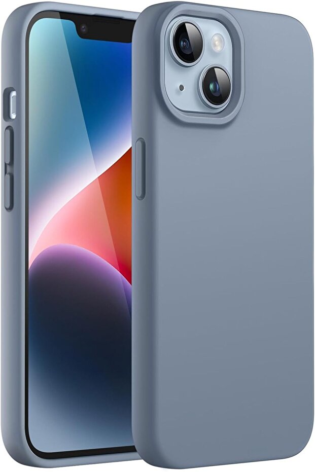حافظة سيليكون من ZTECH لهاتف iPhone 14 مقاس 6.1 بوصة، حافظة حماية كاملة للجسم بملمس حريري ناعم، مقاومة للصدمات