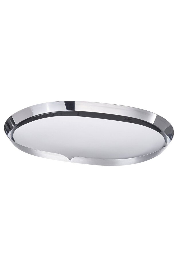 PRAKTAND Candle dish, stainless steel, 35 x 26 cm