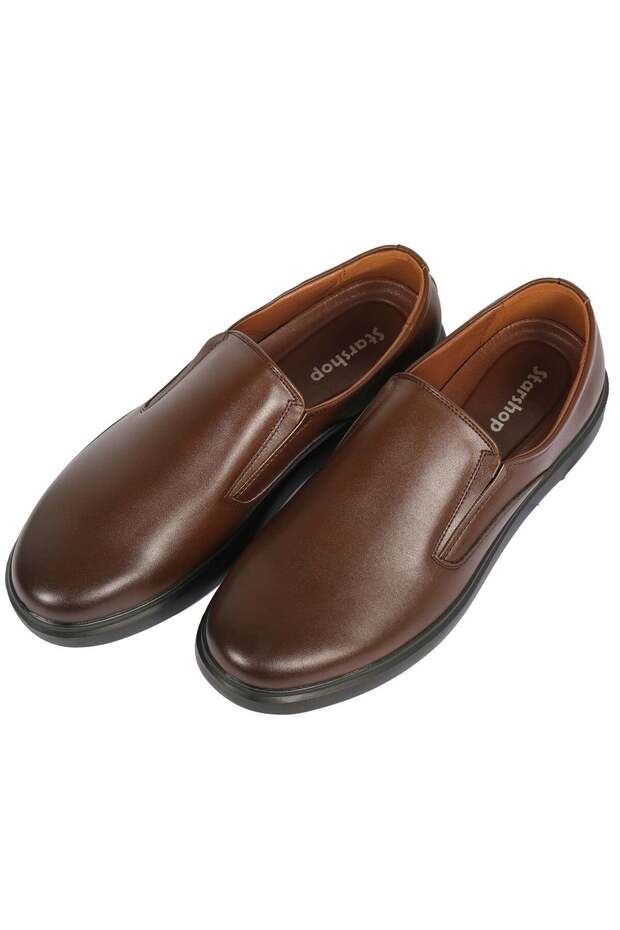 Men's Formal Slip On Comfort Brown