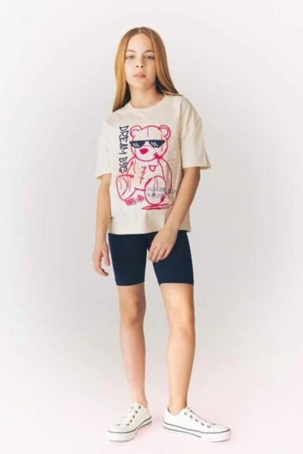 B5591A8 Kız Çocuk Tayt - 1