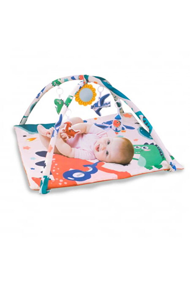 Multifunctional Diaper Backpack with Foldable Cot - Blue - - 5