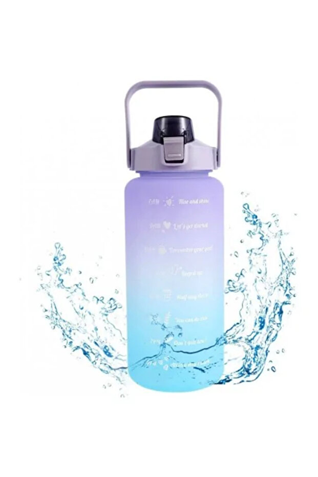 Set 3 Water Bottles, 3 in 1, Modern Design with Time Scale, - 4