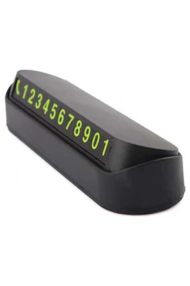Aveo 1 Piece Vehicle Parking Phone Number Plate - In-Car Number Plate