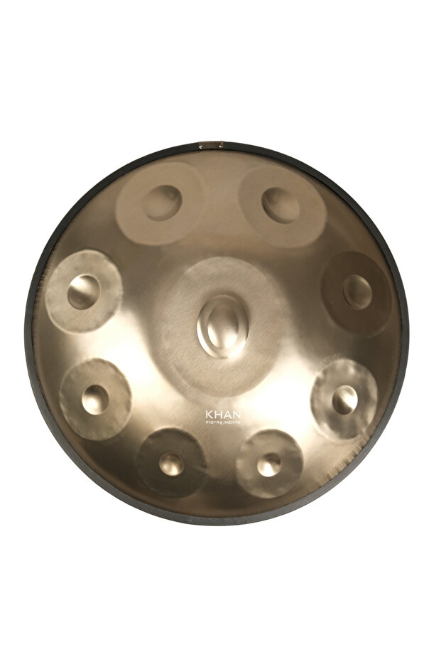 Lumina | 9 Nota Handpan – Re Minör | El Yapımı Parlak Paslanmaz Çelik Enstrüman - 4
