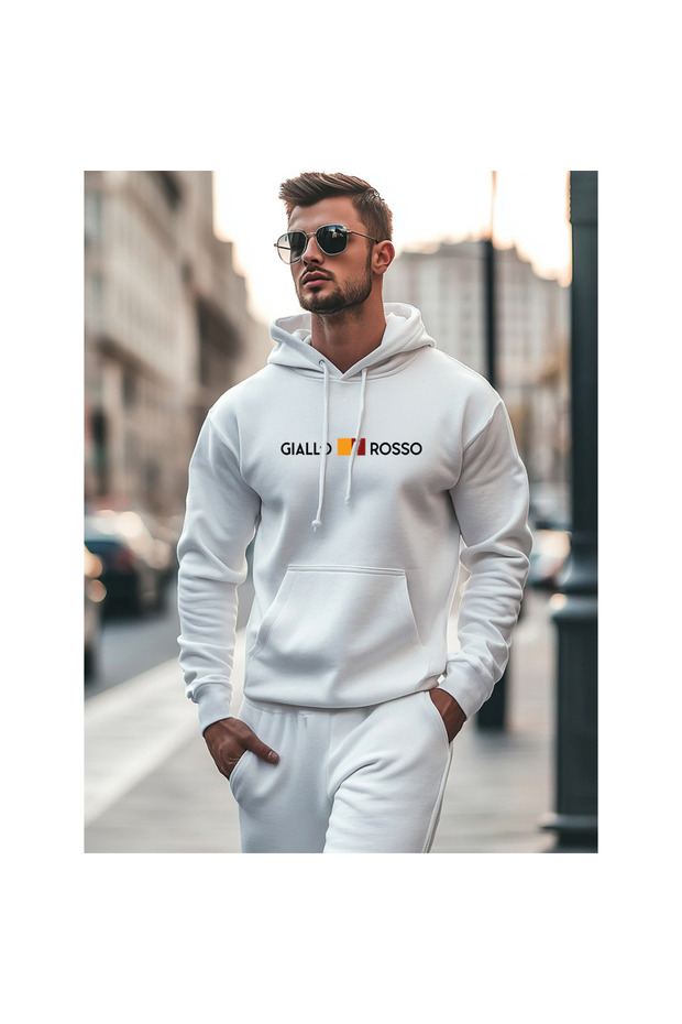 Basic Hoodie GR BEYAZ - 3