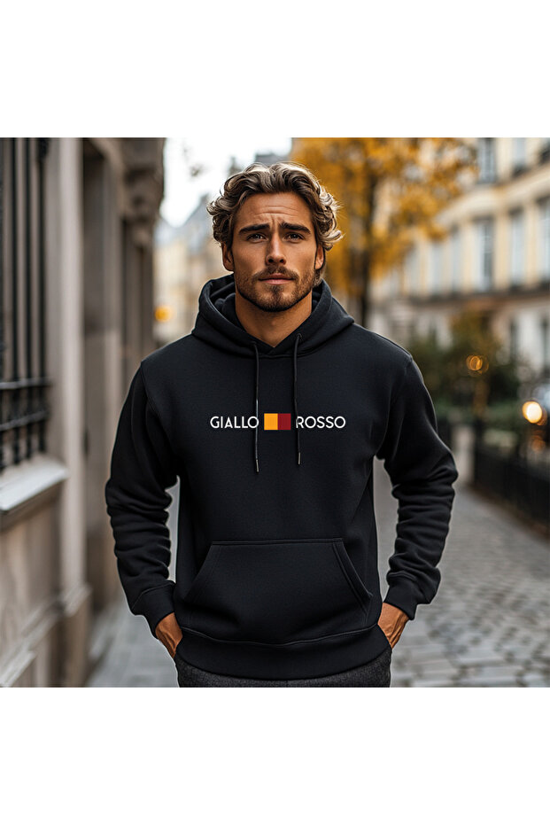 Basic Hoodie GR Siyah - 3