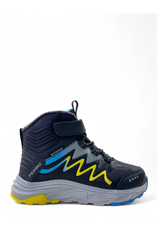 2008 Orthopedic Boys' Navy Blue Waterproof Outdoor Boots