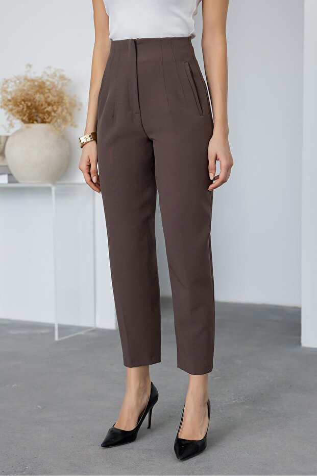 Önü Flatolu Pantolon - 3