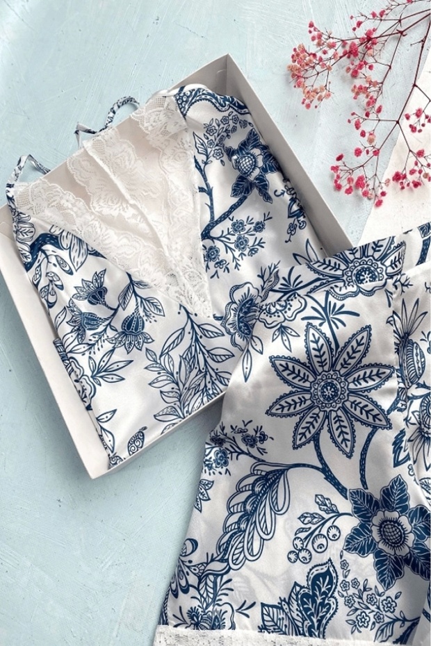 Çiçekli Şortlu Takım - 1