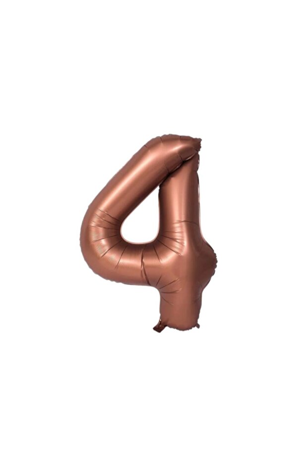 Brown Color Number Foil Balloon 76 cm - 4