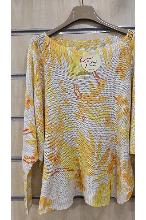 Mercerized Blouse Mixed Floral Pattern - 3