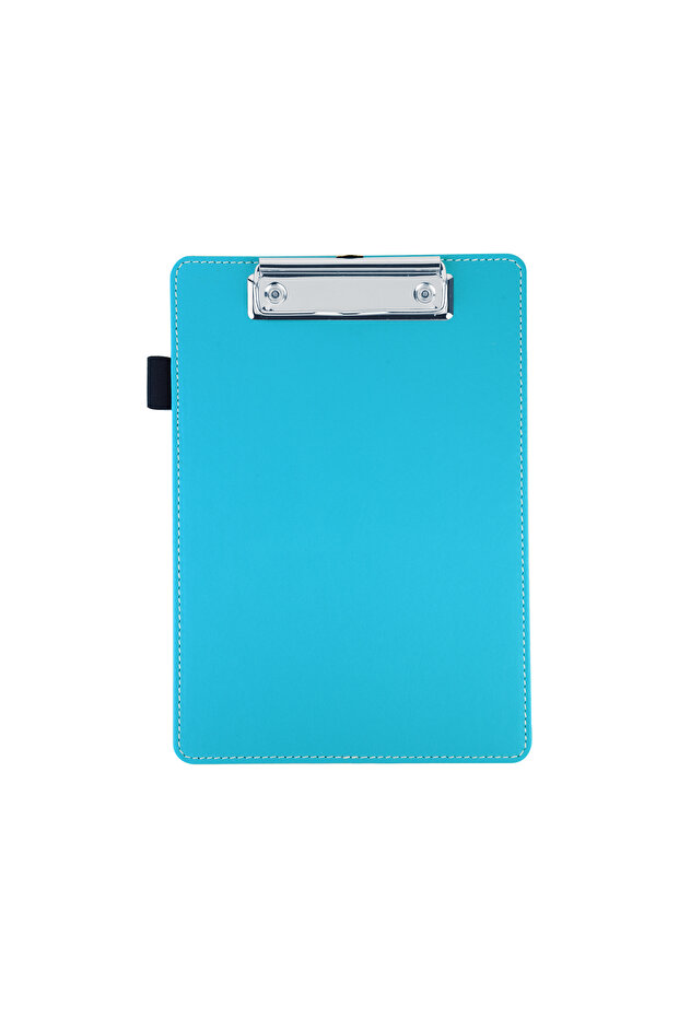 Secretary's Office, A5 Small Size, Without Cover, A5 Clipboard Vegan Faux Leather, 17.5X24.5 Cm., Turquoise
