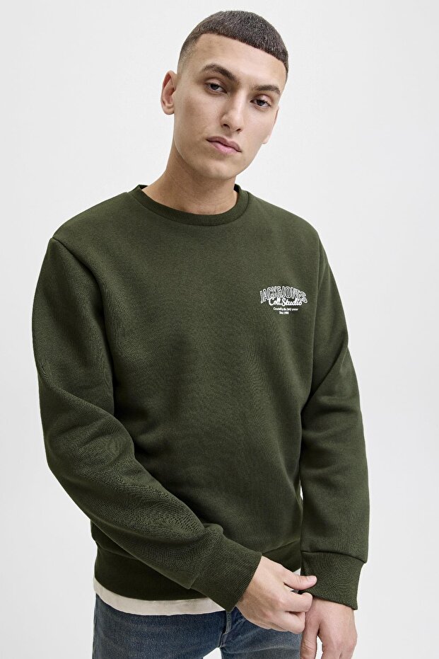 JJMAKOTO Sweat Crew Neck Erkek Sweatshirt - Şık ve Rahat Tasarım - 7