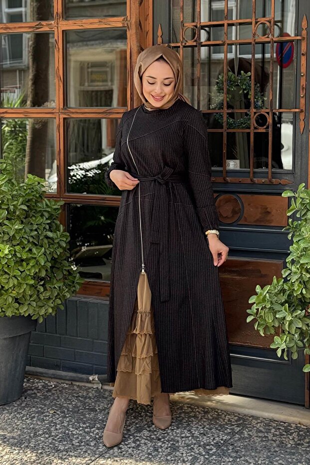 Elbise 38812 Siyah - 1