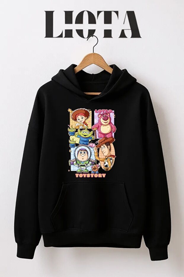 Toy Story Printed Oversize Cotton 3 Thread Sweatshirt