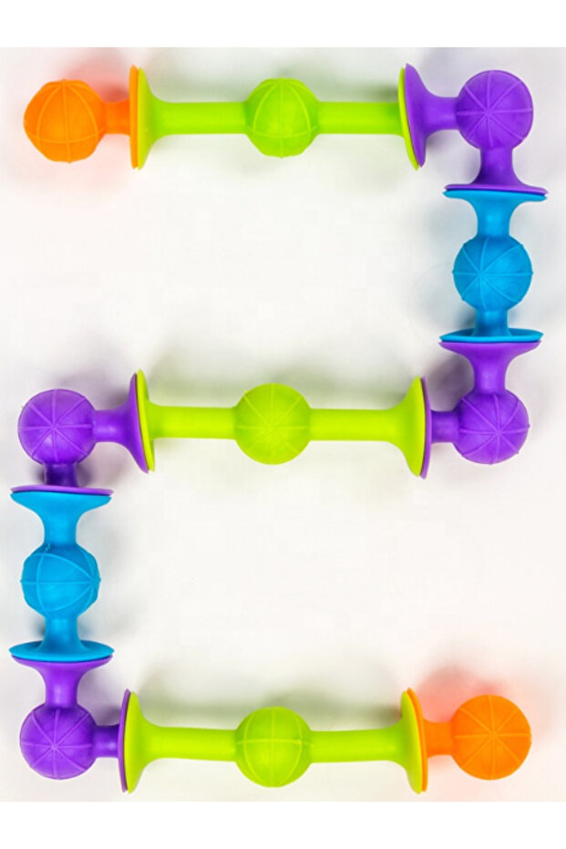 Vantuzlu Vakum Molekül 25 Parça Vakumlu molekül Yapı Taşları Fidget Duyusal Eğitici Oyuncak - 3