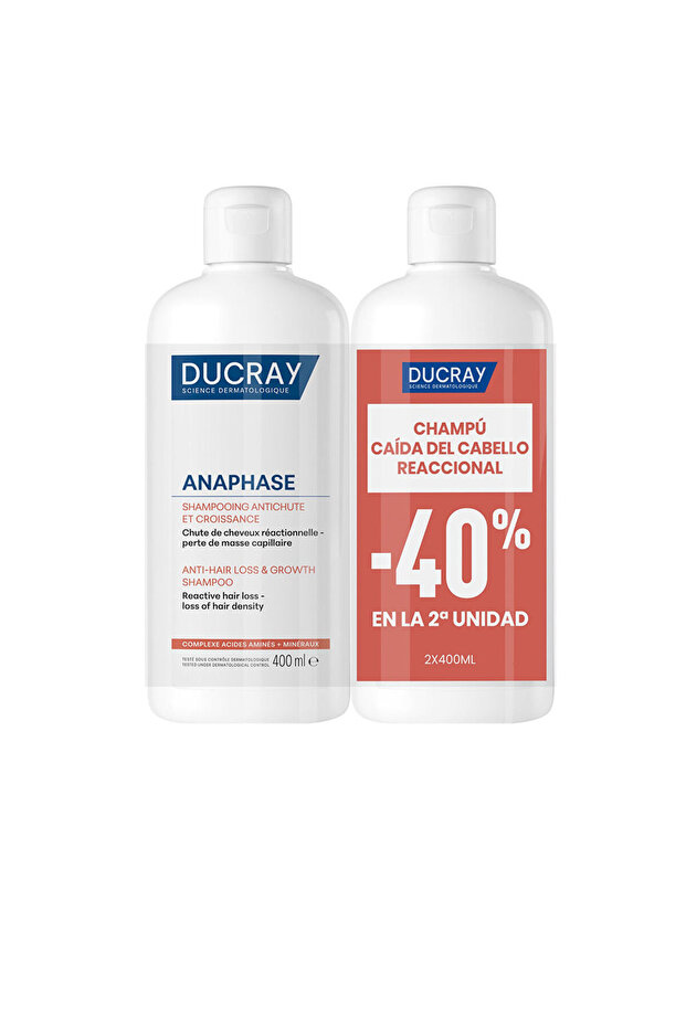 Anaphase Anti-haarausfall- Und Haarwachstumsshampoo, 2er-pack X 400 ml - 1