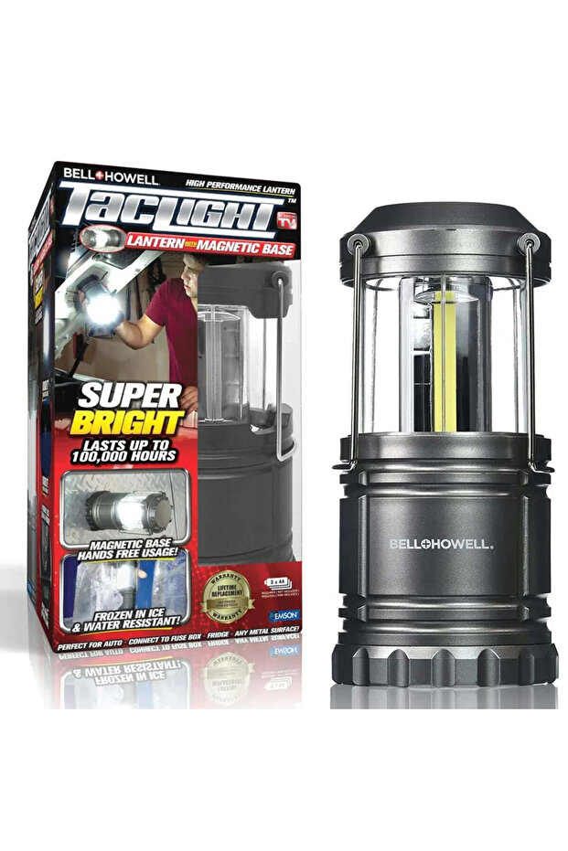 Bell+Howell Taclight Lantern with Magnetic Base – 4-in-1 LED Emergency Lantern