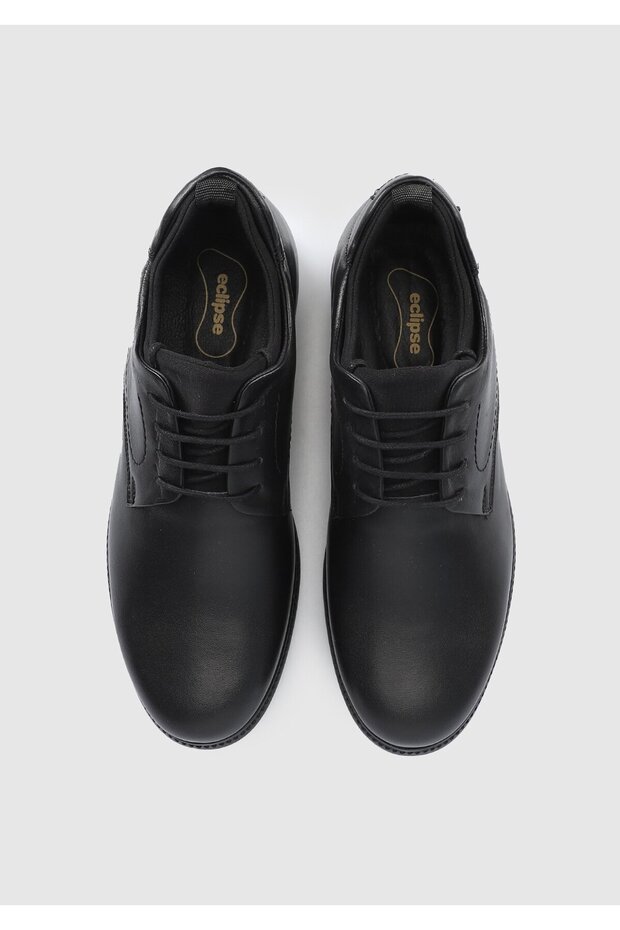 Siyah Deri Erkek Ayakkabı - 5