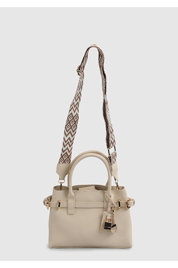 Geanta de umar de dama crem - 4