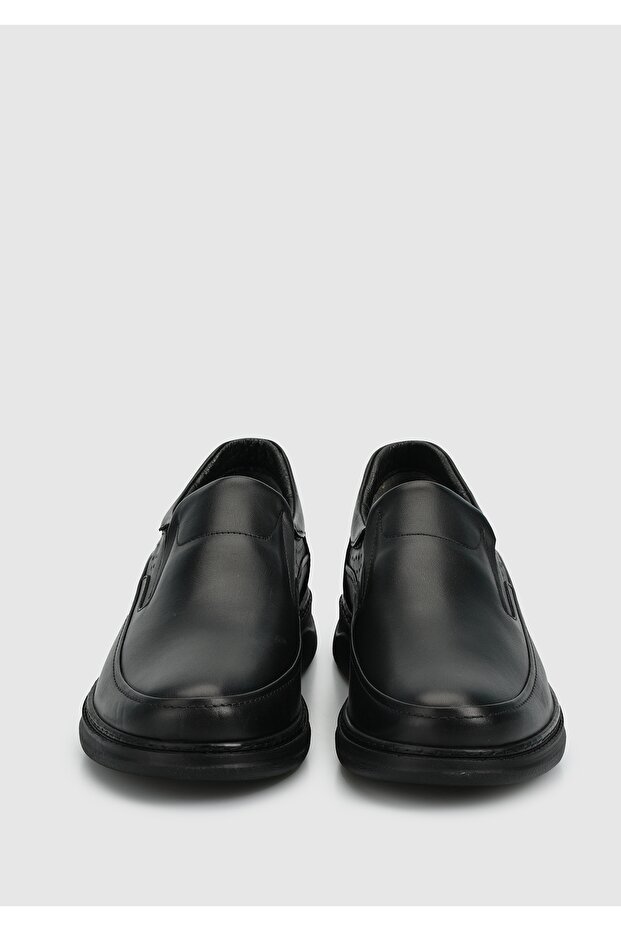 أحذية رجالية جلدية سوداء - 3