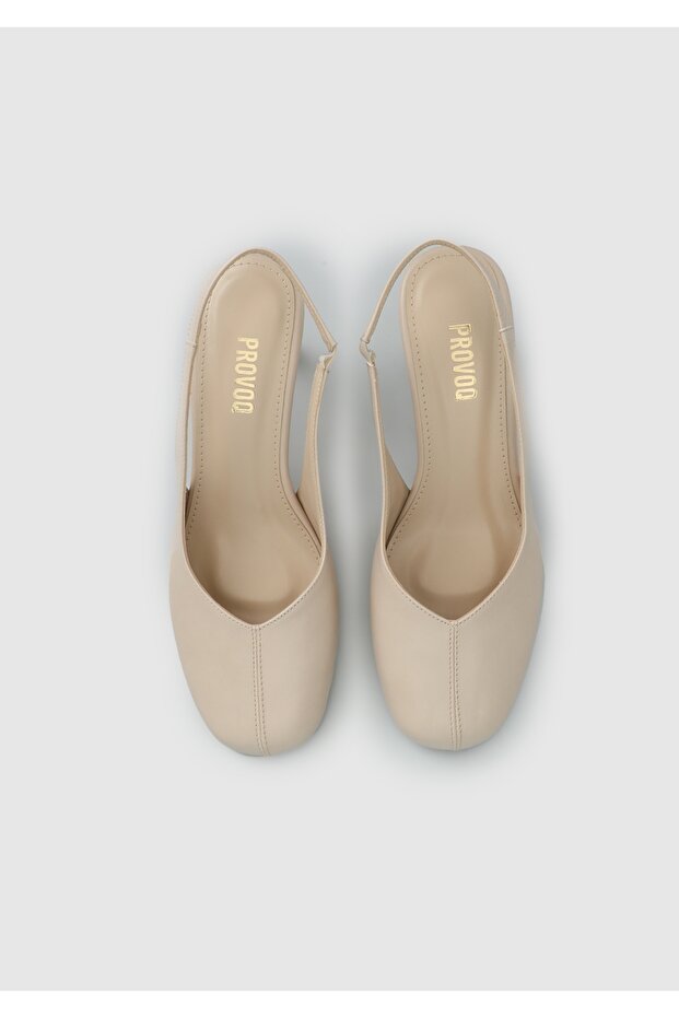 Pantofi de damă Ecru - 5