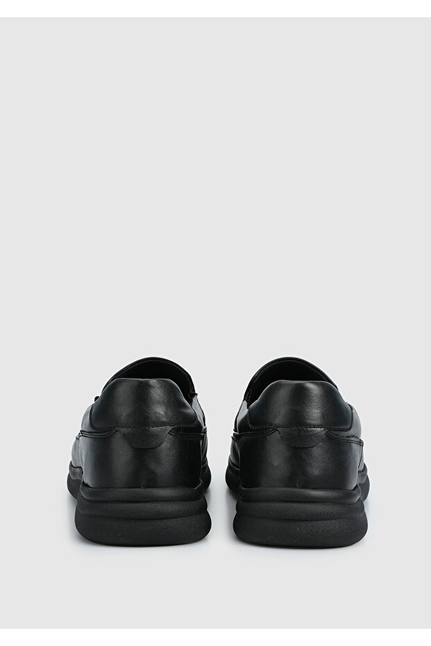 أحذية رجالية جلدية سوداء - 4