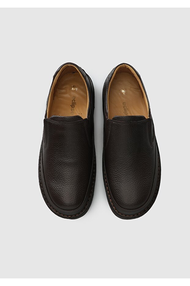 Kahve Deri Erkek Ayakkabı - 5