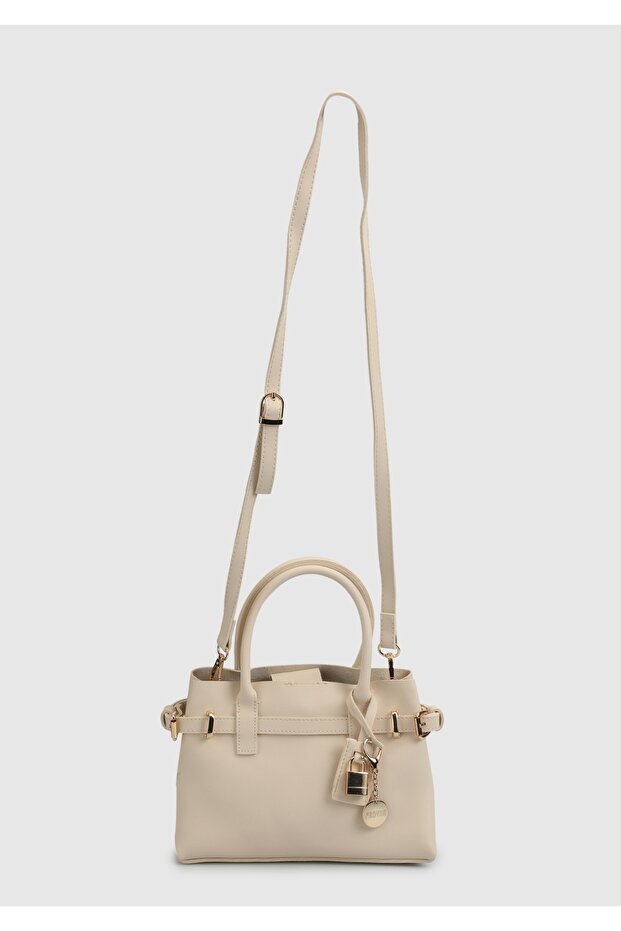 Geanta de umar de dama crem - 5