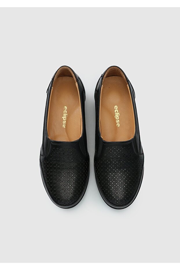Pantofi de dama din piele neagra - 5