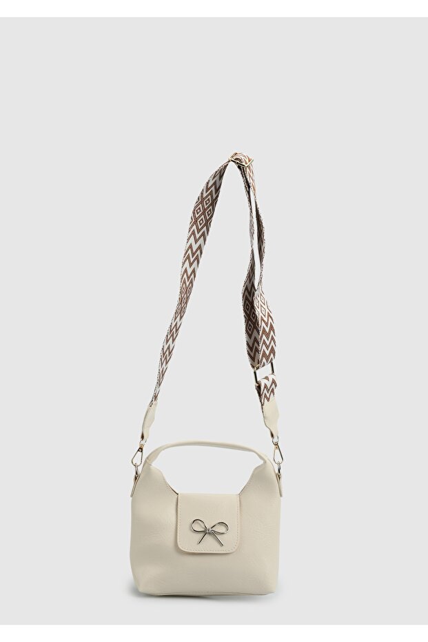 Bej Kadın Çapraz Çanta - 4